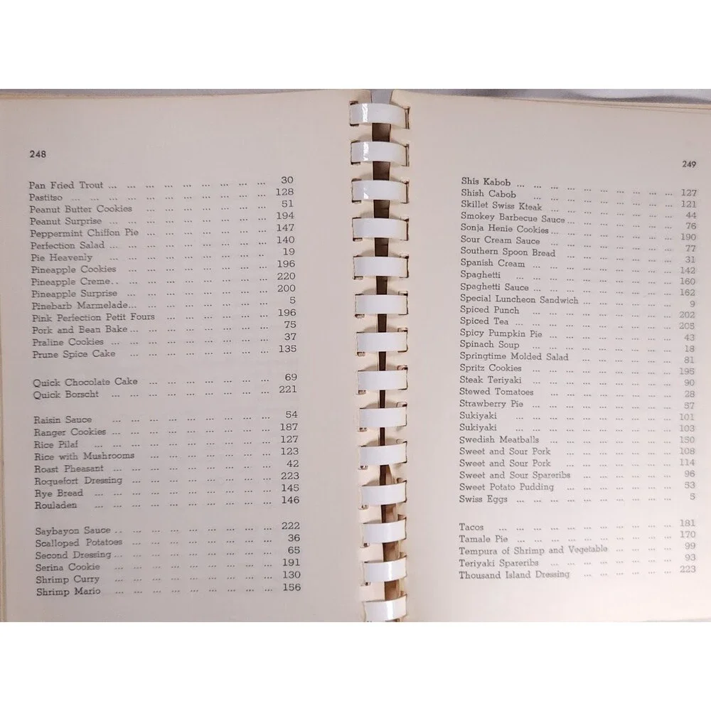 1959 Atsugi Japan All Wives Naval Air Station NAF US Military Cookbook Recipes